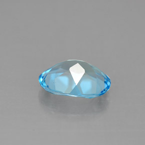 Topaz Gemstone in 9 x 7 mm (calibrated) Size for Sale, Topaz Stone in Swiss Blue Color