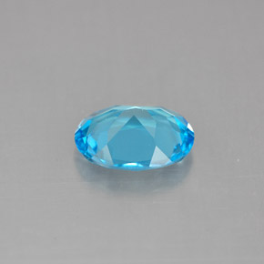 Topaz Gemstone in 9 x 7 mm (calibrated) Size for Sale, Topaz Stone in Swiss Blue Color