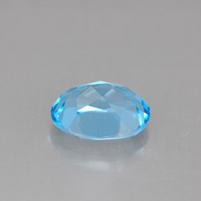 Topaz Gemstone in 9 x 7 mm (calibrated) Size for Sale, Topaz Stone in Swiss Blue Color