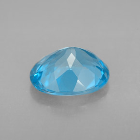 Topaz Gemstone in 10 x 8 mm (calibrated) Size for Sale, Topaz Stone in Swiss Blue Color