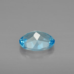 Topaz Gemstone in 8 x 6 mm (calibrated) Size for Sale, Topaz Stone in Swiss Blue Color