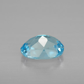 Topaz Gemstone in 8 x 6 mm (calibrated) Size for Sale, Topaz Stone in Swiss Blue Color