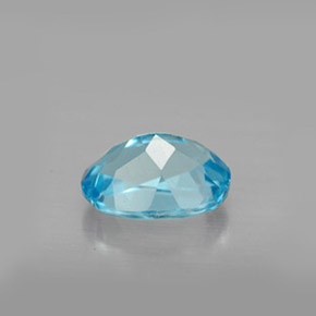 Topaz Gemstone in 8 x 6 mm (calibrated) Size for Sale, Topaz Stone in Swiss Blue Color