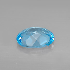 Topaz Gemstone in 10.1 x 8.2 mm Size for Sale, Topaz Stone in Swiss Blue Color