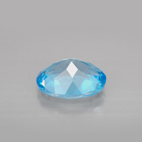 Topaz Gemstone in 10 x 8 mm (calibrated) Size for Sale, Topaz Stone in Swiss Blue Color