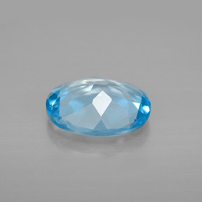 Topaz Gemstone in 10.3 x 8.4 mm Size for Sale, Topaz Stone in Swiss Blue Color