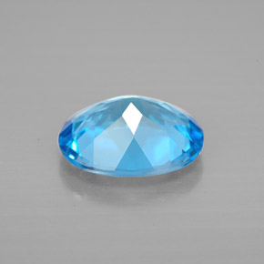 Topaz Gemstone in 10 x 8 mm (calibrated) Size for Sale, Topaz Stone in Swiss Blue Color