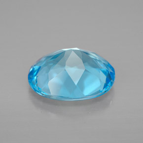 Topaz Gemstone in 11 x 9 mm (calibrated) Size for Sale, Topaz Stone in Swiss Blue Color