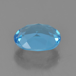 Topaz Gemstone in 9 x 7 mm (calibrated) Size for Sale, Topaz Stone in Sky Blue Color