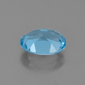 Topaz Gemstone in 8 x 6 mm (calibrated) Size for Sale, Topaz Stone in Sky Blue Color