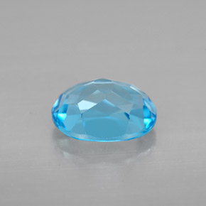Topaz Gemstone in 9 x 7 mm (calibrated) Size for Sale, Topaz Stone in Swiss Blue Color