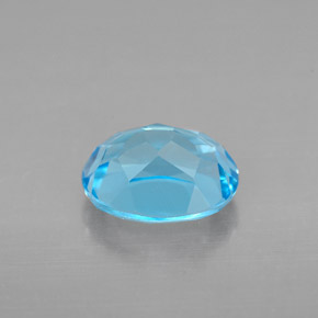Topaz Gemstone in 9 x 7 mm (calibrated) Size for Sale, Topaz Stone in Swiss Blue Color