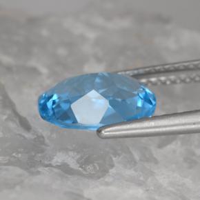 Topaz Gemstone in 10.1 x 8.2 mm Size for Sale, Topaz Stone in Swiss Blue Color