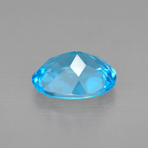 Topaz Gemstone in 10 x 8 mm (calibrated) Size for Sale, Topaz Stone in Swiss Blue Color