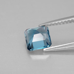 Topaz Gemstone in 6.1 x 6 mm Size for Sale, Topaz Stone in London Blue Color
