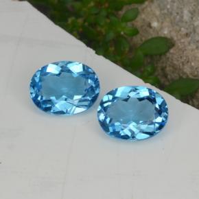 Swiss Blue Topaz Gem - 2.1ct Oval Facet (ID: 298290)