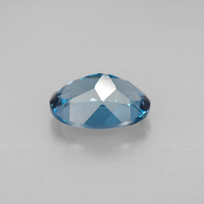Topaz Gemstone in 9 x 7 mm (calibrated) Size for Sale, Topaz Stone in London Blue Color