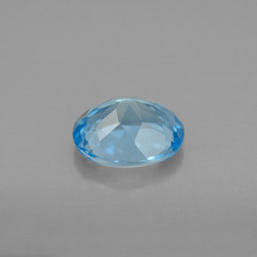 Topaz Gemstone in 9 x 7 mm (calibrated) Size for Sale, Topaz Stone in Swiss Blue Color