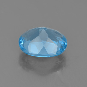 Topaz Gemstone in 9 x 7 mm (calibrated) Size for Sale, Topaz Stone in Sky Blue Color