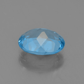 Topaz Gemstone in 9 x 7 mm (calibrated) Size for Sale, Topaz Stone in Sky Blue Color
