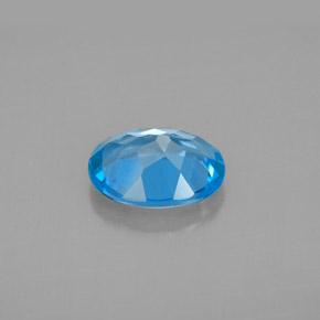 Topaz Gemstone in 9 x 7 mm (calibrated) Size for Sale, Topaz Stone in Swiss Blue Color