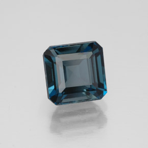 1.91 ct Blue Topaz Stone, Natural Topaz in Octagon Facet Shape for Sale
