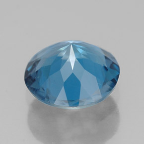 Topaz Gemstone in 9 mm (calibrated) Size for Sale, Topaz Stone in London Blue Color