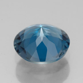 Topaz Gemstone in 9 mm (calibrated) Size for Sale, Topaz Stone in London Blue Color