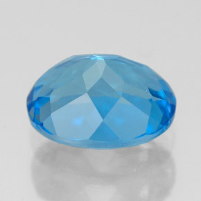 Topaz Gemstone in 9 x 7 mm (calibrated) Size for Sale, Topaz Stone in Swiss Blue Color