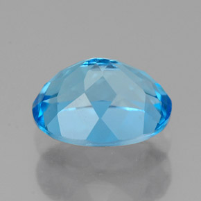 Topaz Gemstone in 9 x 7 mm (calibrated) Size for Sale, Topaz Stone in Swiss Blue Color