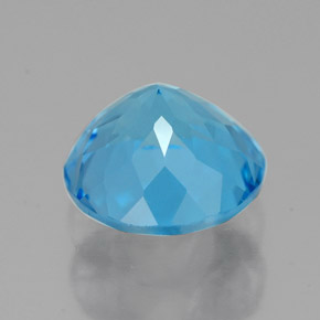 Topaz Gemstone in 8 mm (calibrated) Size for Sale, Topaz Stone in Swiss Blue Color
