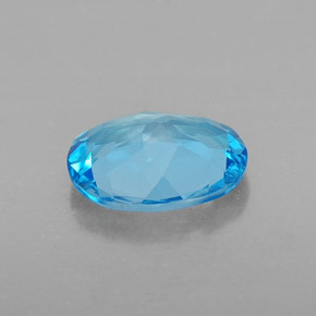 Topaz Gemstone in 9 x 7 mm (calibrated) Size for Sale, Topaz Stone in Swiss Blue Color
