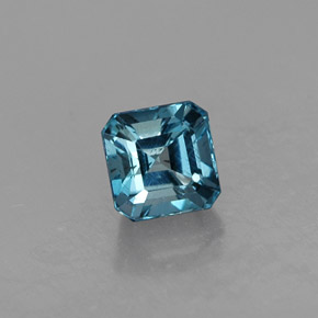 1.12 ct Blue Topaz Gemstone, Topaz Gem in Octagon Facet Shape for Sale.