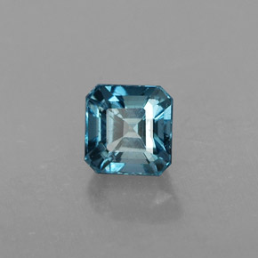 1.12 ct Blue Topaz Stone, Natural Topaz in Octagon Facet Shape for Sale
