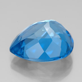 Topaz Gemstone in 14.9 x 12.8 mm Size for Sale, Topaz Stone in Swiss Blue Color