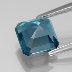 Topaz Gemstone in 7.2 x 7.2 mm Size for Sale, Topaz Stone in London Blue Color
