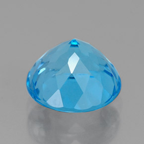 Topaz Gemstone in 8 mm (calibrated) Size for Sale, Topaz Stone in Swiss Blue Color