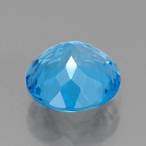 Topaz Gemstone in 8 mm (calibrated) Size for Sale, Topaz Stone in Swiss Blue Color