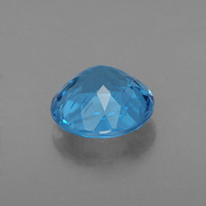 Topaz Gemstone in 8 mm (calibrated) Size for Sale, Topaz Stone in Swiss Blue Color