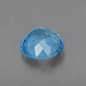 Topaz Gemstone in 8 mm (calibrated) Size for Sale, Topaz Stone in Swiss Blue Color