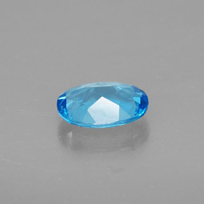 Topaz Gemstone in 8 x 6 mm (calibrated) Size for Sale, Topaz Stone in Swiss Blue Color