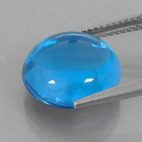 Topaz Gemstone in 13 mm (calibrated) Size for Sale, Topaz Stone in Swiss Blue Color