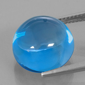 Topaz Gemstone in 13 mm (calibrated) Size for Sale, Topaz Stone in Swiss Blue Color