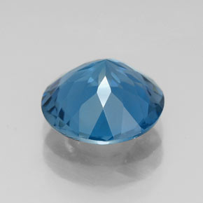 Topaz Gemstone in 9 mm (calibrated) Size for Sale, Topaz Stone in London Blue Color