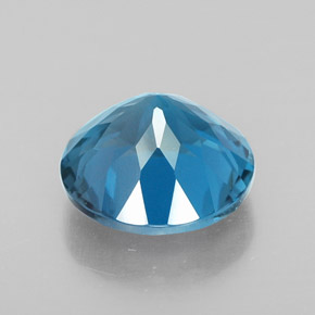 Topaz Gemstone in 9 mm (calibrated) Size for Sale, Topaz Stone in London Blue Color