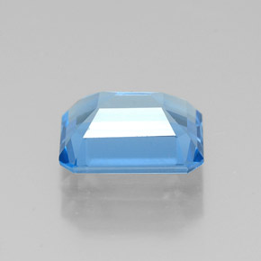 Topaz Gemstone in 8 x 6 mm (calibrated) Size for Sale, Topaz Stone in Swiss Blue Color