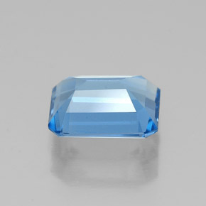 Topaz Gemstone in 8 x 6 mm (calibrated) Size for Sale, Topaz Stone in Swiss Blue Color