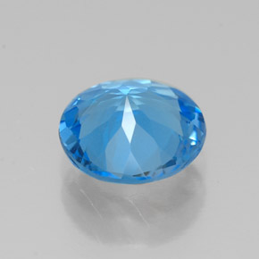 Topaz Gemstone in 8 mm (calibrated) Size for Sale, Topaz Stone in Swiss Blue Color