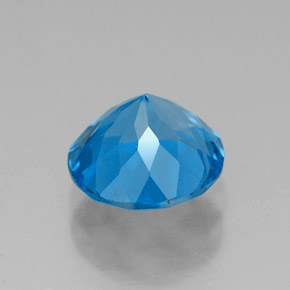 Topaz Gemstone in 8 mm (calibrated) Size for Sale, Topaz Stone in Swiss Blue Color
