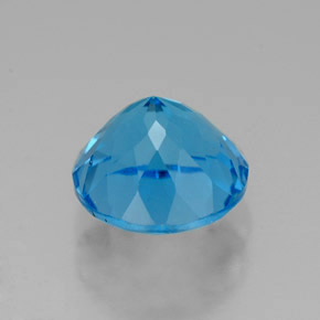 Topaz Gemstone in 8 mm (calibrated) Size for Sale, Topaz Stone in Swiss Blue Color